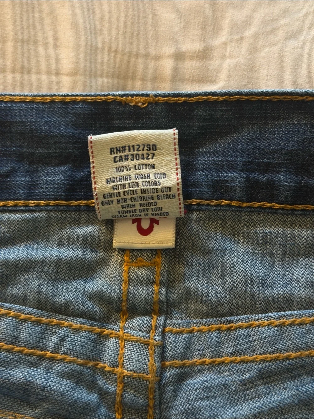 True Religion Men’s Straight Jeans - Blue Wash